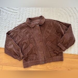American Eagle Outfitters Brown Corduroy Jacket